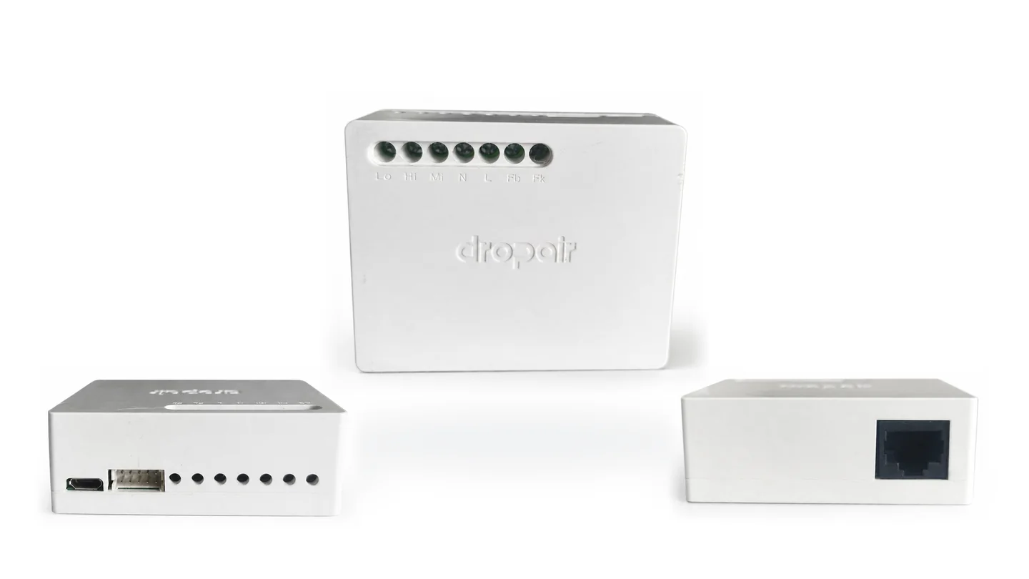 Historical Pro6x shared housing in three views; connector configuration may vary
